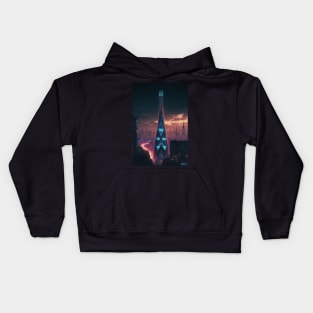 The Shard Cyberpunk Kids Hoodie